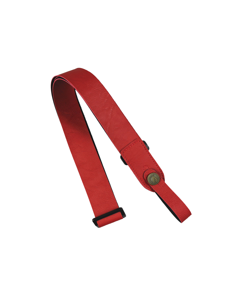 CORREA PARA GUITARRA, BAJO Y UKELELE SERIE ECO VEGANA ROJA