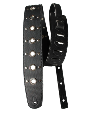 CORREA BASSO PARA GUITARRA Y BAJO NEGRA