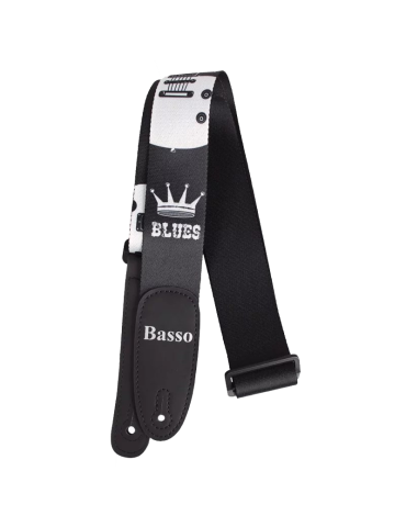 CORREA BASSO PARA GUITARRA Y BAJO BLUES POP ART