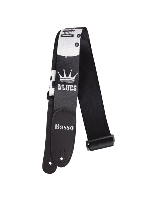 CORREA BASSO PARA GUITARRA Y BAJO BLUES POP ART