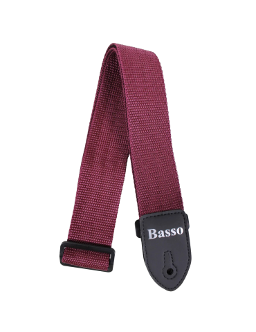 CORREA BASSO PARA GUITARRA Y BAJO BURDEOS 5cm