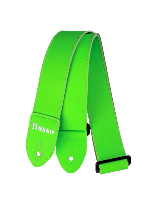CORREA BASSO NEÓN VERDE 5cm
