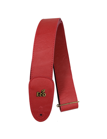 CORREA PARA GUITARRA Y PARA BAJO BASSO VEGANA LÍNEA ECOLITE CARMESÍ