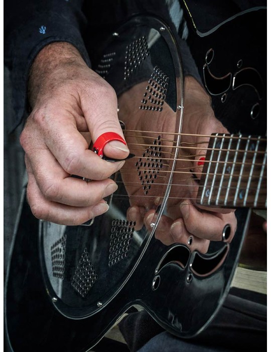 spring action thumb pick HEAVY LEFTY - extra tight