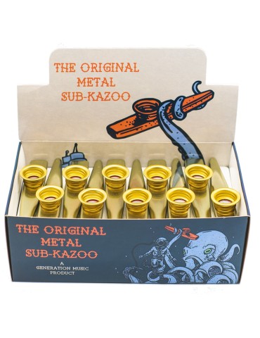 KAZOO METÁLICO BM CAJA DE 30 UNIDADES