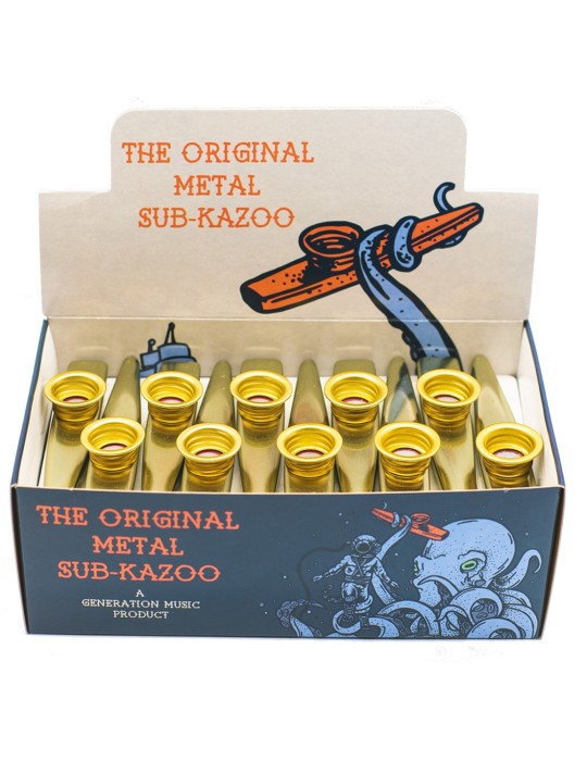 KAZOO METÁLICO BM CAJA DE 30 UNIDADES