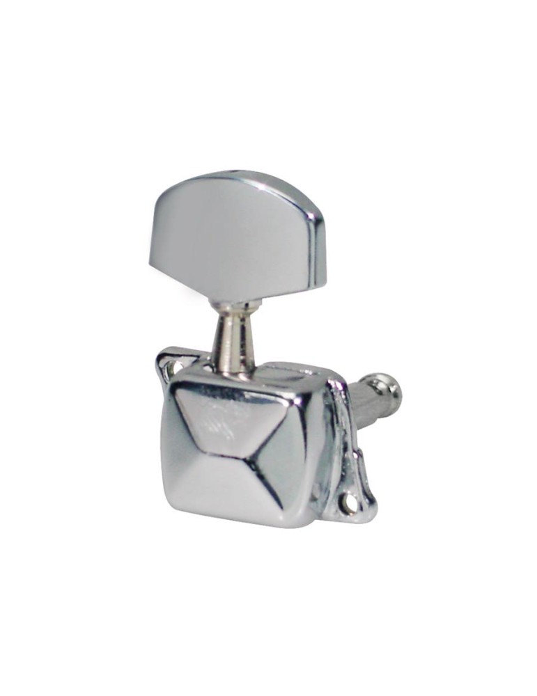 CLAVIJERO BOSTON PARA GUITARRA 3+3 METAL CON TAPA CROMO