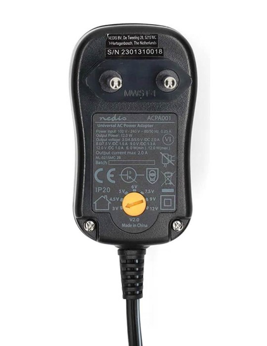 FUENTE DE ALIMENTACIÓN BOSTON 2000ma 3-12 Volt 6 PUNTAS SEPARADAS