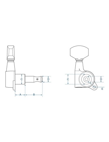 CLAVIJAS BOSTON BLOQUEO X6 CROMADAS 2