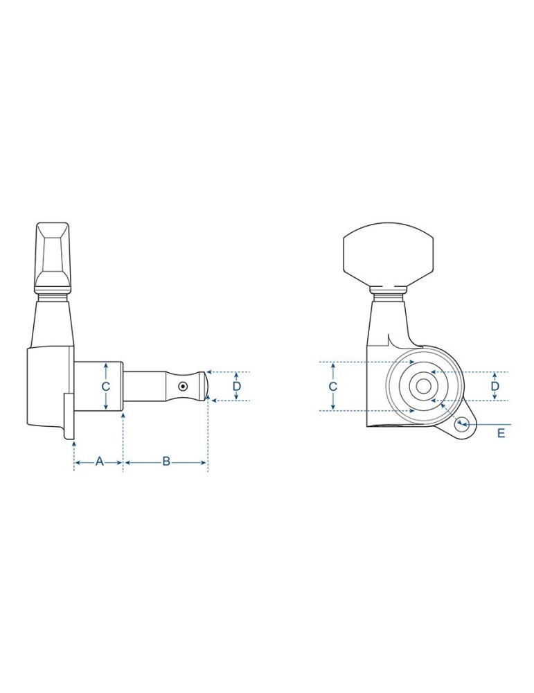 CLAVIJAS BOSTON BLOQUEO X6 CROMADAS