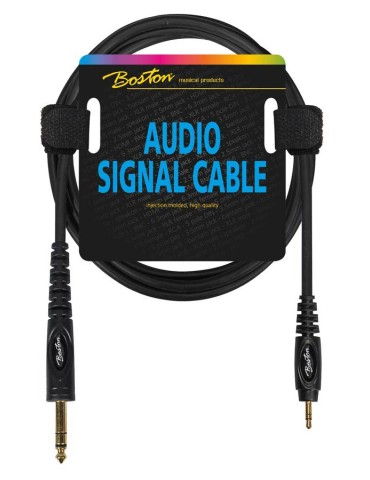 CABLE BOSTON JACK ESTÉREO 3.5mm a 6.3mm 3 METROS
