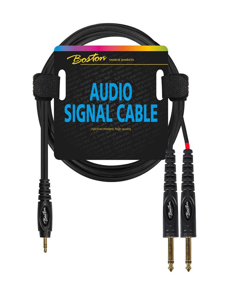 CABLE BOSTON JACK 3.5 - 2 x 6.3 MONO 3 METROS