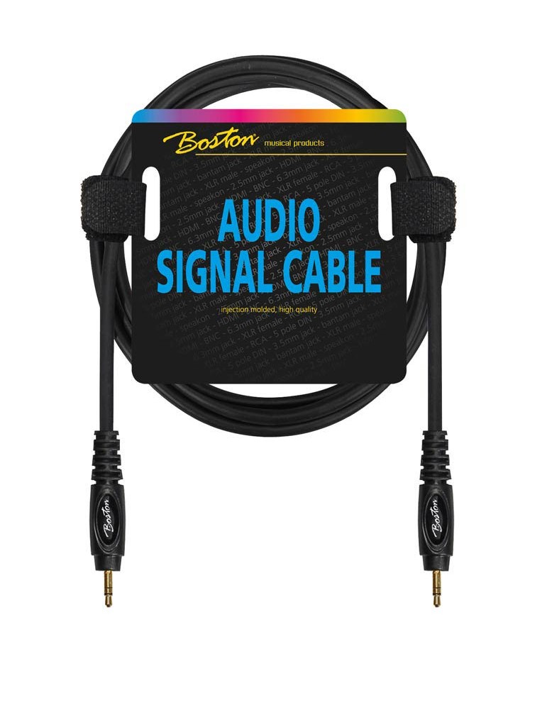 CABLE BOSTON JACK ESTÉREO 3.5mm a 3.5mm 3 METROS
