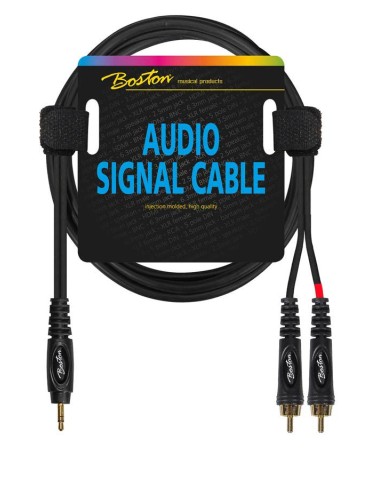 CABLE DE AUDIO BOSTON RCA a JACK 3.5mm 3 METROS