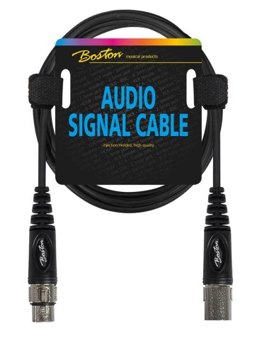 Cable señal Boston XLR hembra-macho 6 m