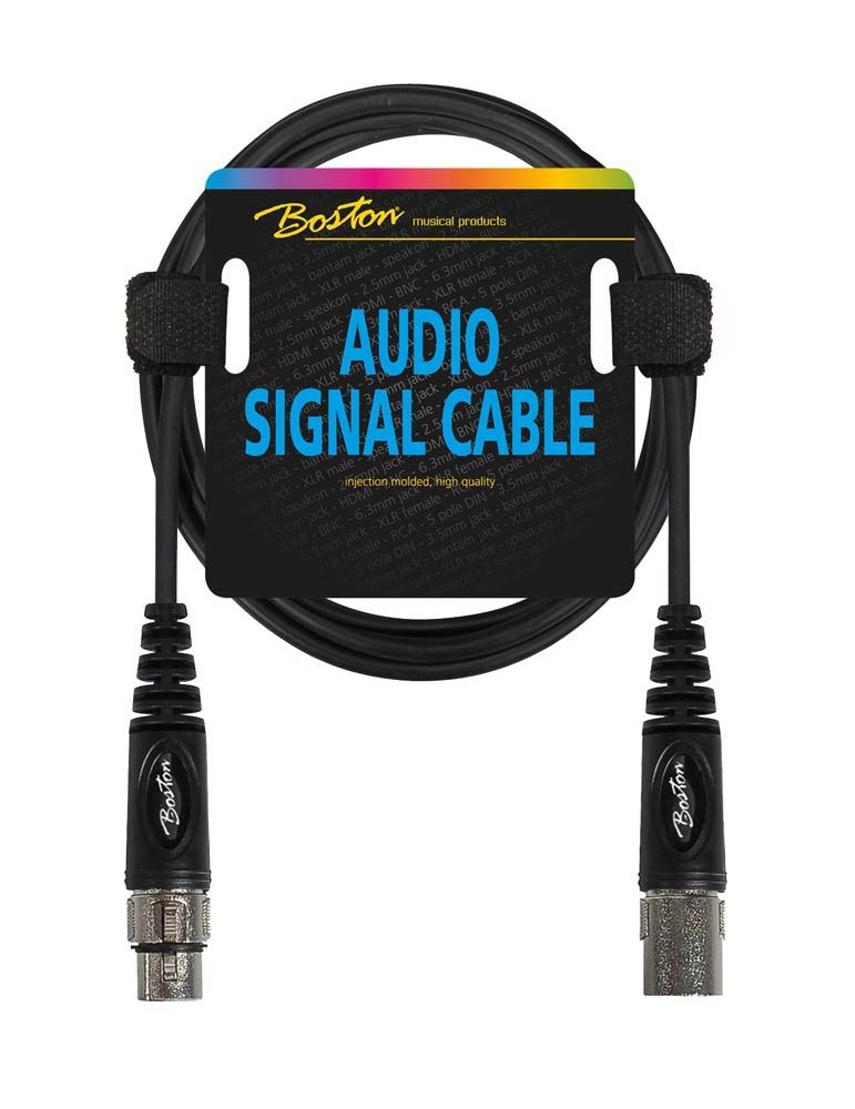 Cable señal Boston XLR hembra-macho 6 m
