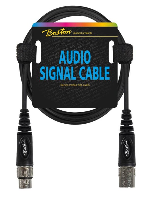 Cable señal Boston XLR hembra-macho 6 m