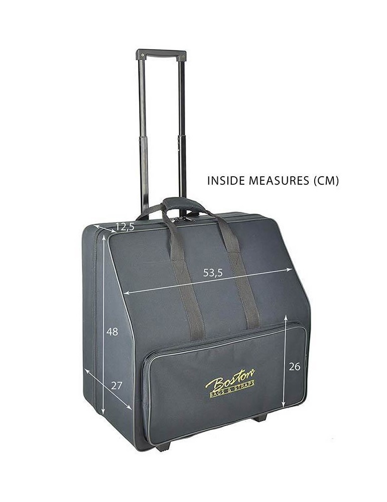 ESTUCHE TROLLEY BOSTON PARA ACORDEÓN 41-120 ESPUMA