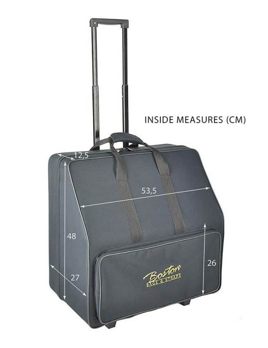 ESTUCHE TROLLEY BOSTON PARA ACORDEÓN 41-120 ESPUMA