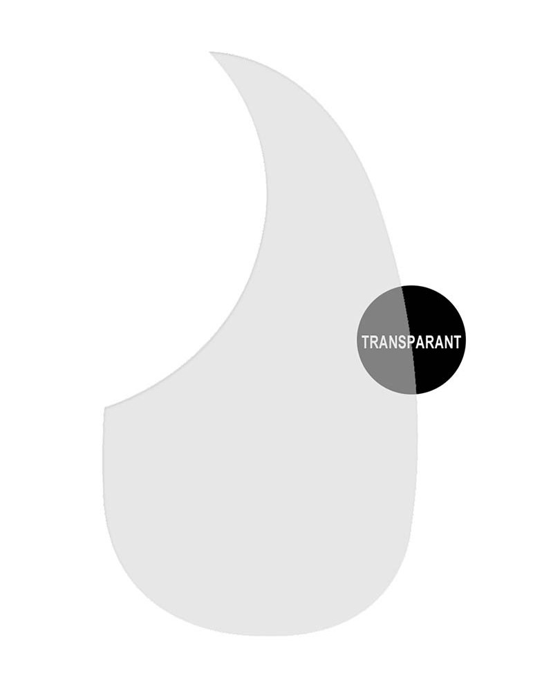 GOLPEADOR BOSTON MODELO TEARDROP ADHESIVO TRANSPARENTE