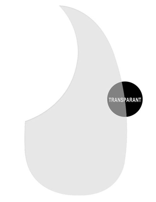 GOLPEADOR BOSTON MODELO TEARDROP ADHESIVO TRANSPARENTE