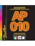 JUEGO DE CUERDAS BOSTON PARA GUITARRA ACÚSTICA FÓSFORO BRONCE 010-047