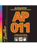 JUEGO DE CUERDAS BOSTON PARA GUITARRA ACÚSTICA FÓSFORO BRONCE 011-050