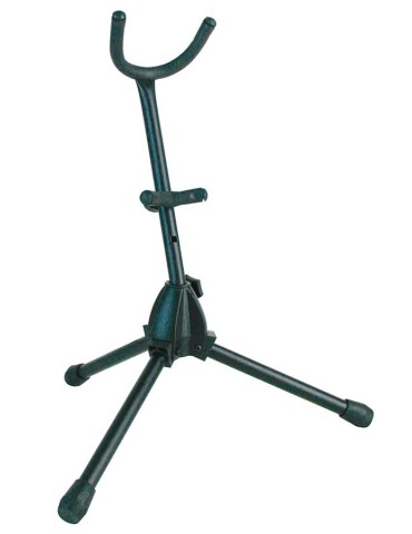 SOPORTE SAXOFÓN BOSTON ALTO/TENOR NEGRO PLEGABLE