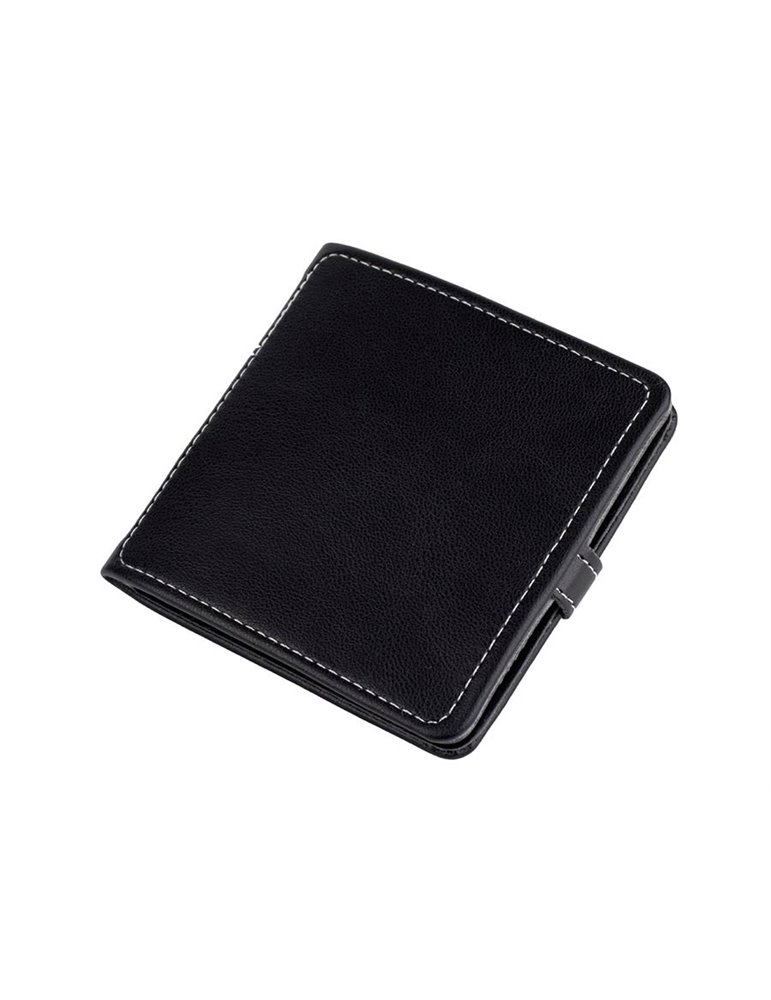 FUNDA BOSTON PARA PÚAS PVC NEGRO Y AZUL +12 púas