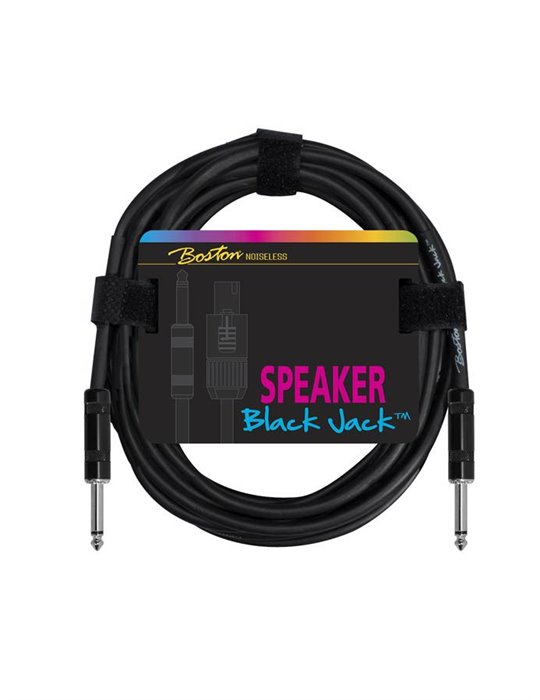 CABLE ALTAVOZ BOSTON JACK-JACK NEGRO 2x1.5mm 1m
