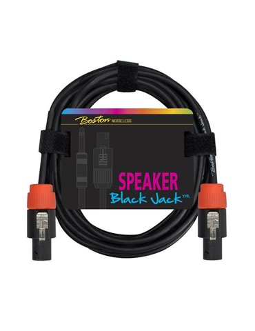 CABLE ALTAVOZ BOSTON TWIST-TWIST NEGRO 2x1.5mm 5m