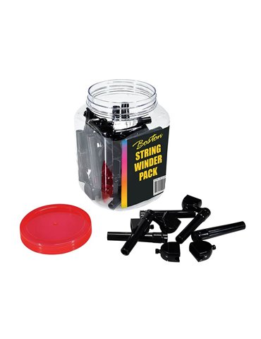 BOTE DE MANIVELAS AFINADORAS BOSTON CON EXTRACTOR DE PINS 30 uds