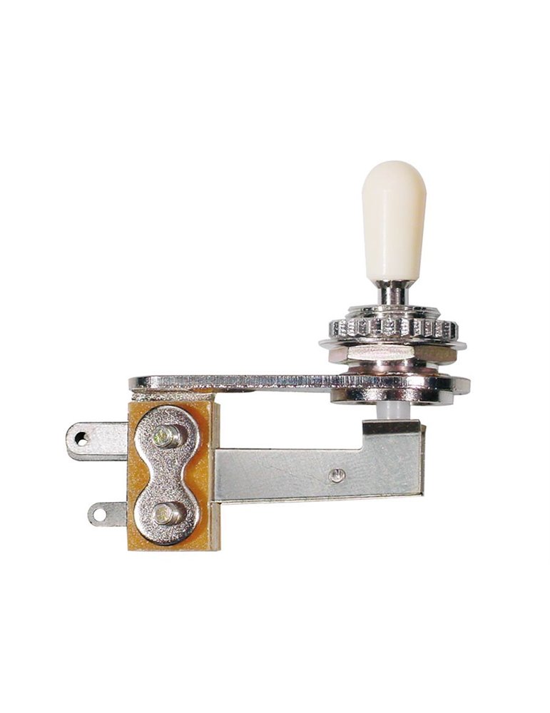 SWITCH BOSTON 3 VÍAS CROMO Y PLACA MARFIL