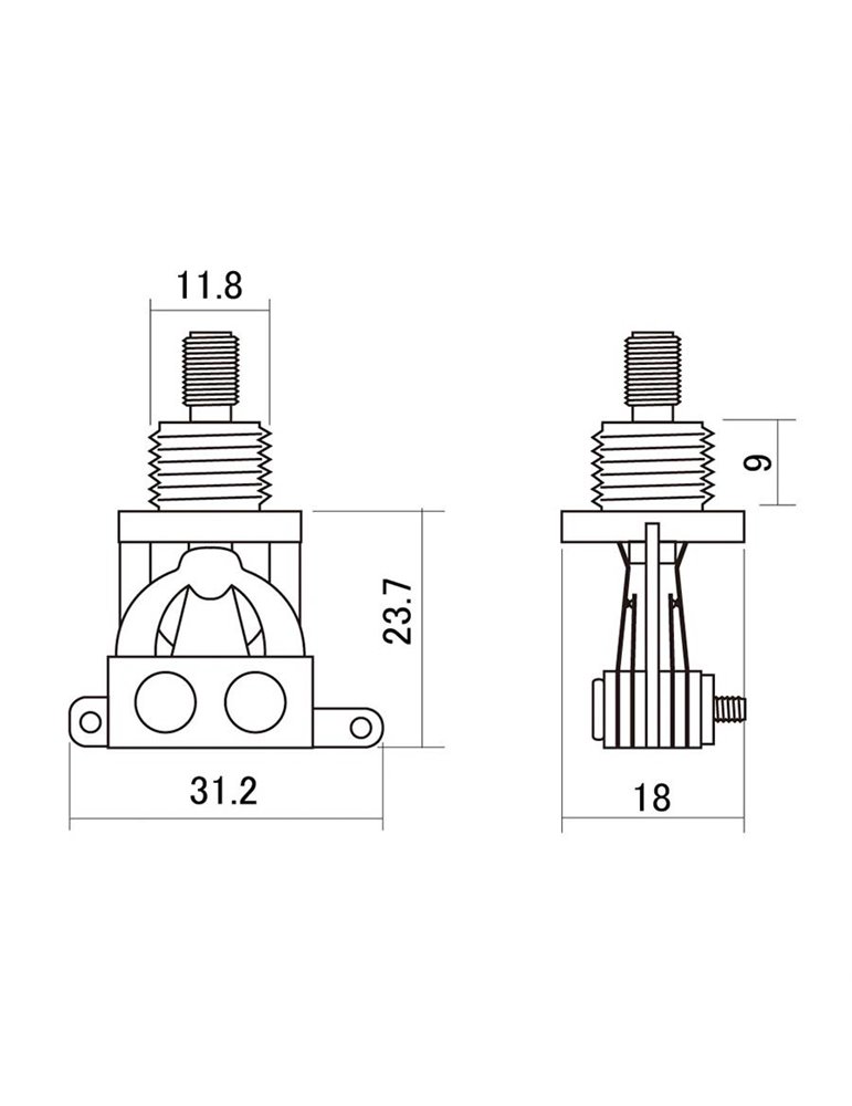 INTERRUPTOR BOSTON 3 VÍAS CONTACTOS NIQUEL
