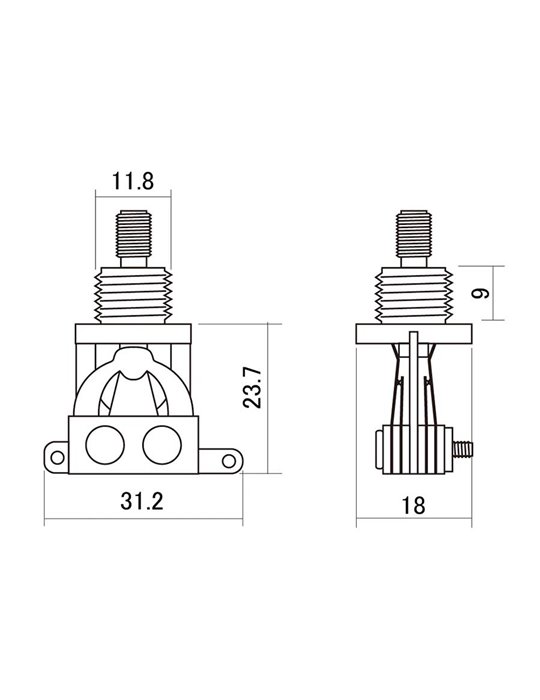 INTERRUPTOR BOSTON 3 VÍAS CONTACTOS NIQUEL