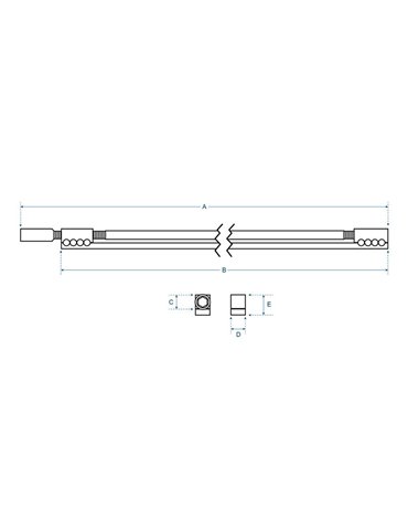 TRUSS ROD BOSTON 6x9mm 440mm 2