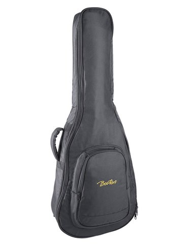 FUNDA BOSTON PARA GUITARRA ACÚSTICA 6 mm NEGRA