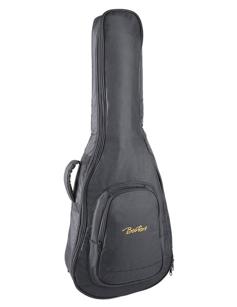 FUNDA BOSTON PARA GUITARRA ACÚSTICA 6 mm NEGRA