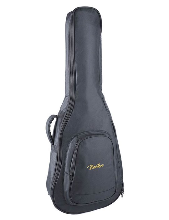 FUNDA BOSTON PARA GUITARRA ACÚSTICA 10 mm NEGRA