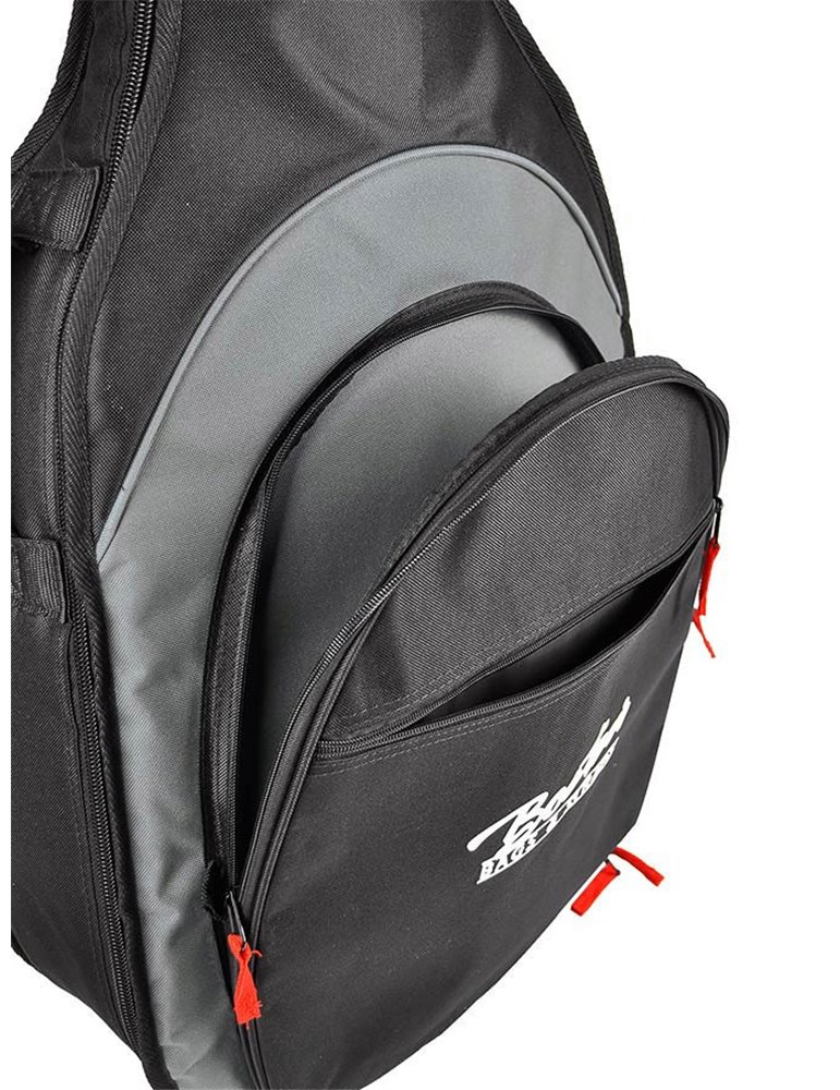 FUNDA BOSTON PARA GUITARRA ACÚSTICA 15 mm negro/gris