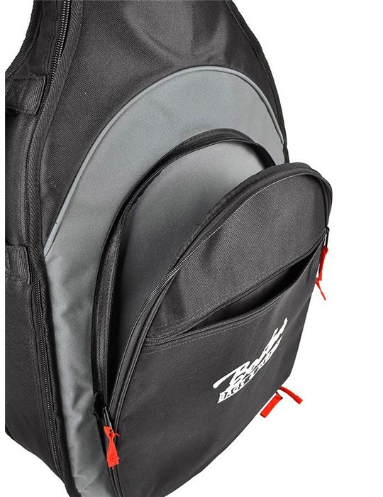FUNDA BOSTON PARA GUITARRA ACÚSTICA 25 mm negro/gris