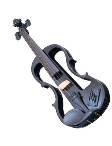 VIOLÍN ELECTRIFICADO CARLO GIORDANO EV202 4/4 NEGRO
