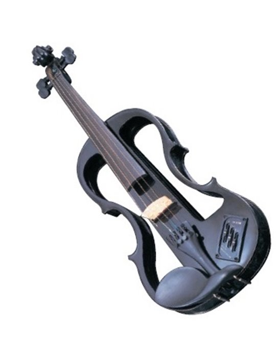 VIOLÍN ELECTRIFICADO CARLO GIORDANO EV202 4/4 NEGRO