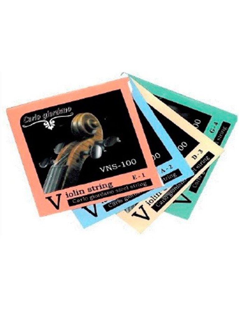 JUEGO DE CUERDAS PARA VIOLÍN CARLO GIORDANO VNS100