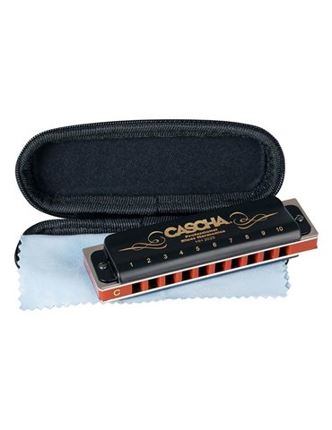 professional blues harmonica in C, incl. case and
