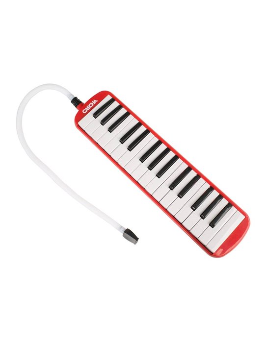 melodica red, incl. case and mouthpiece