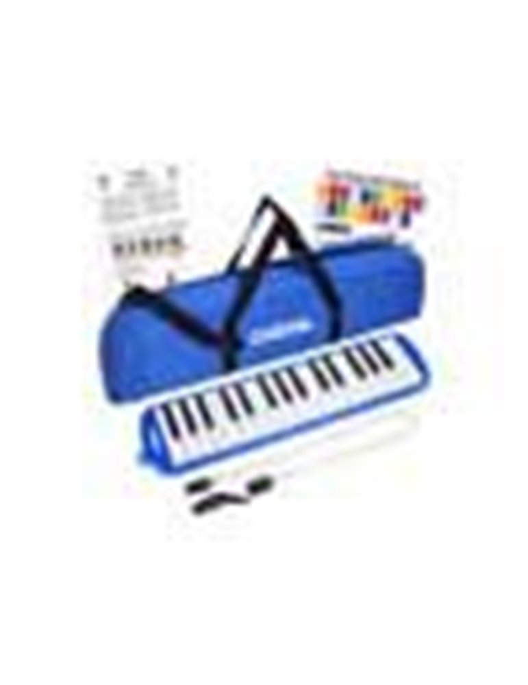 melodica blue, incl. case and mouthpiece
