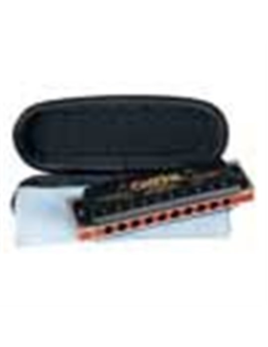 professional blues harmonica in G, incl. case and