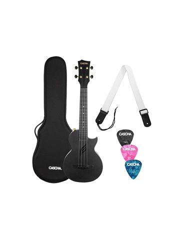 UKELELE DE CONCIERTO CASCHA DE FIBRA DE CARBONO