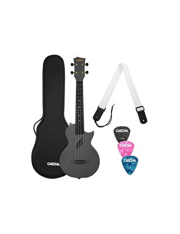 carbon fiber concert ukelele with pickup system, s